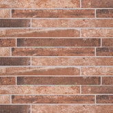MS International Brickstone 2" x 18" Brick Matte Red