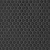 Bedrosians Le Cafe 3/4" x 3/4" Penny Round Matte Black