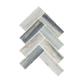 Daltile Gamma 10" X 15" Herringbone Mosaic 2" X 6" Azure
