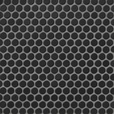 Tile Shop Penny Round 12x12 Mosaic Matte Black