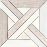 Emser Alluro 9"x9" Mini Castle Cream