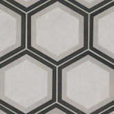 Bedrosians Allora 8.5" x 10" Hexagon Deco Telaio