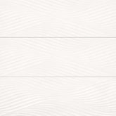 Bedrosians Donna 13" x 40" Matte Wave Deco White