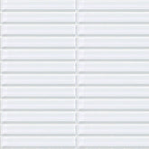 Daltile Color Wave 1" X 6" Mosaic Ice White