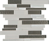 Daltile Crystal Shores 12" X 14" Mosaic Random Interlocking Diamond Delta