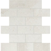 Daltile Modern Hearth 2" X 4" Brick Joint White Ash