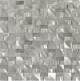 Daltile Anthology 1" X 1" 3D Block Steel