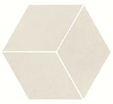 Daltile Uniform Mosaic 12" X 12" 3D Cube White