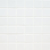 MS International Domino 12" x 12" Matte 9.6mm 2" x 2" White