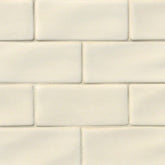 MS International Highland Park 12" x 12" Mosaic 3" x 6" Glossy Antique White