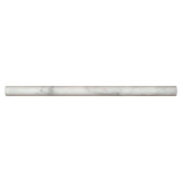MS International Natural Stone Marble 0.75" x 0.75" Pen Molding Honed Arabescato Cararra