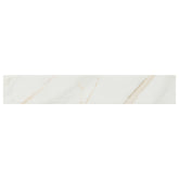 MS International Pietra 3" x 18" Bullnose Matte Calacatta