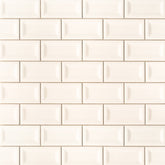 MS International Domino 12" x 12" Inverted Beveled 3" x 6" Almond