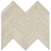 Marazzi Modern Formation 12" X 13" Chevron Peak White