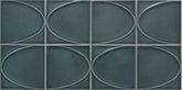 Emser Mizu 8"x16" Ellipse Mosaic 3.86"X3.86" Polished Blue
