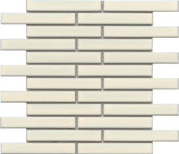 Emser Regala 12"x12" Off-set Mosaic 1"x6" Polished Bequest