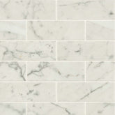Bedrosians Classic 2.0 2" x 6" Matte Bianco Carrara