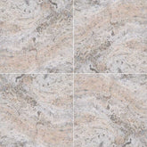 MS International Travertine 12" x 12" HF Silver