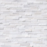 MS International Rockmount 6" x 18" Multi Finish Ledger Corner Arctic White