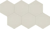 Marazzi Inyo 8" Hexagon Microban Crema
