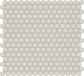 Marazzi Inyo 13" X 11" Penny Rounds Microban Mosaic Crema