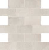 Daltile Advantage 12" X 12" Brick Joint Mosaic 2" X 4" Portrait White