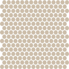 Daltile Color Wheel Mosaic 13'' X 11'' Penny Matte Matte Urban Putty