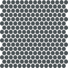 Daltile Color Wheel Mosaic 13'' X 11'' Penny Matte Matte Chalkboard