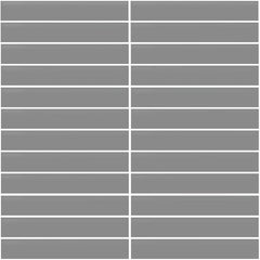 Daltile Color Wheel Mosaic 12'' X 10'' Straight 1'' X 6'' Matte Matte Suede Gray