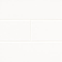 MS International Metro 2" x 8" Bullnose Glossy White