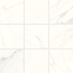 Bedrosians Magnifica 4" x 4" Honed Mosaic Luxe White