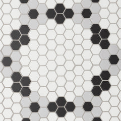 Bedrosians Le Cafe 1" x 1" Deco Design Mosaic Deco Design 5