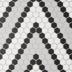 Bedrosians Le Cafe 1" x 1" Deco Design Mosaic Deco Design 8
