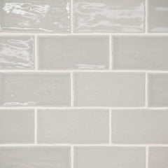 Bedrosians Marin 2.5" X 5" Gloss Pebble Gray / Light Gray