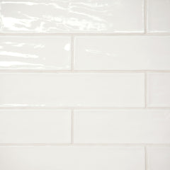Bedrosians Marin 2.5" X 10" Gloss Pearl White / White