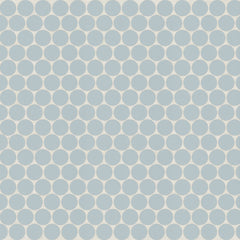 Bedrosians Marin 11.5" X 12.5" Penny Mosaic 0.75 Misty Blue / Light Blue