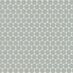 Bedrosians Marin 11.5" X 12.5" Penny Mosaic 0.75 Aloe Green / Light Green