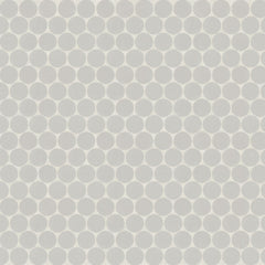 Bedrosians Marin 11.5" X 12.5" Penny Mosaic 0.75 Pebble Gray / Light Gray