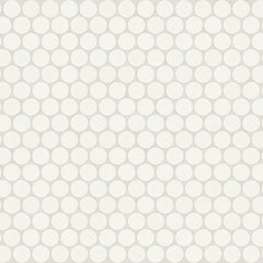 Bedrosians Marin 11.5" X 12.5" Penny Mosaic 0.75 Pearl White / White