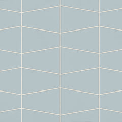 Bedrosians Marin 8.25" X 13" Trapezoid Mosaic Misty Blue / Light Blue