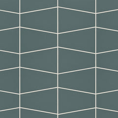 Bedrosians Marin 8.25" X 13" Trapezoid Mosaic Ocean Teal / Teal