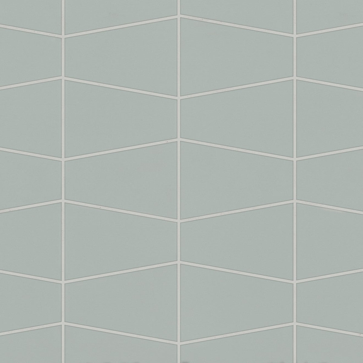 Bedrosians Marin 8.25" X 13" Trapezoid Mosaic Aloe Green / Light Green