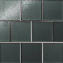 Bedrosians Kaikos 4" X 4" Matte Dark Green