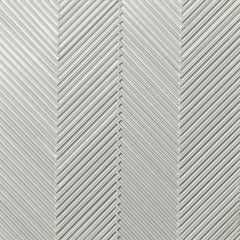 Bedrosians Kaikos 11.25" X 11.25" Chevron Glass Mosaic Pearl