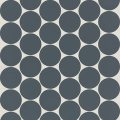 Bedrosians Marin 10.5" X 11.75" Penny Mosaic 2" Midnight Tide / Navy Blue
