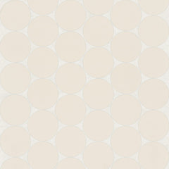 Bedrosians Marin 10.5" X 11.75" Penny Mosaic 2" Sand Dollar / Beige