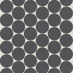 Bedrosians Marin 10.5" X 11.75" Penny Mosaic 2" Black Sea / Black