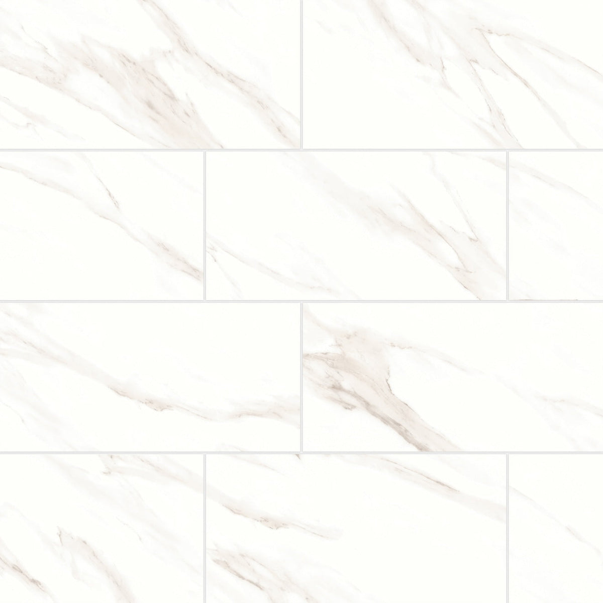 Bedrosians Shandar 12" X 24" Matte Statuario