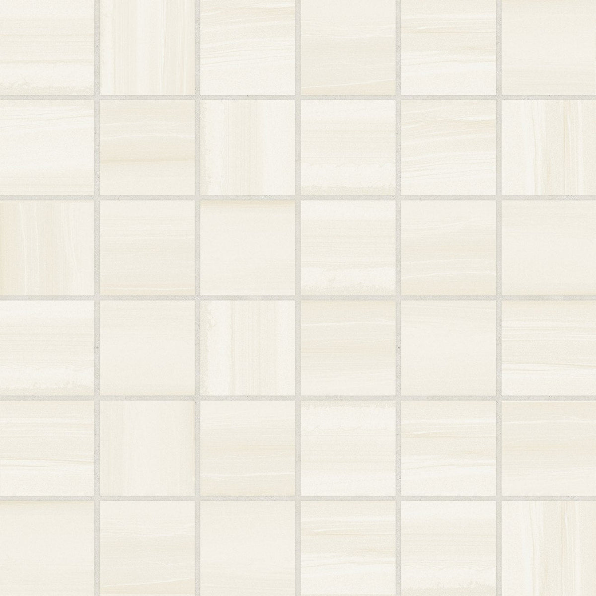 Bedrosians Linear Stone 12" X 12" Mosaic 2" x 2" Beige