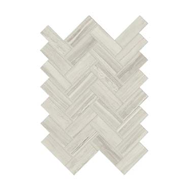 Daltile Elect 9" X 12" Herringbone Mosaic 1" X 3" Grey